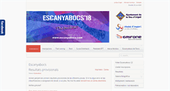 Desktop Screenshot of escanyabocs.com